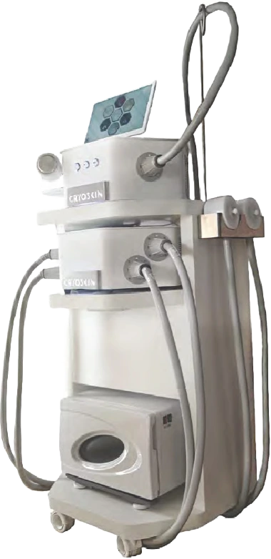 Cryoskin® Revolution Full Unit with wand and static pads, distributed by DNA Distribution