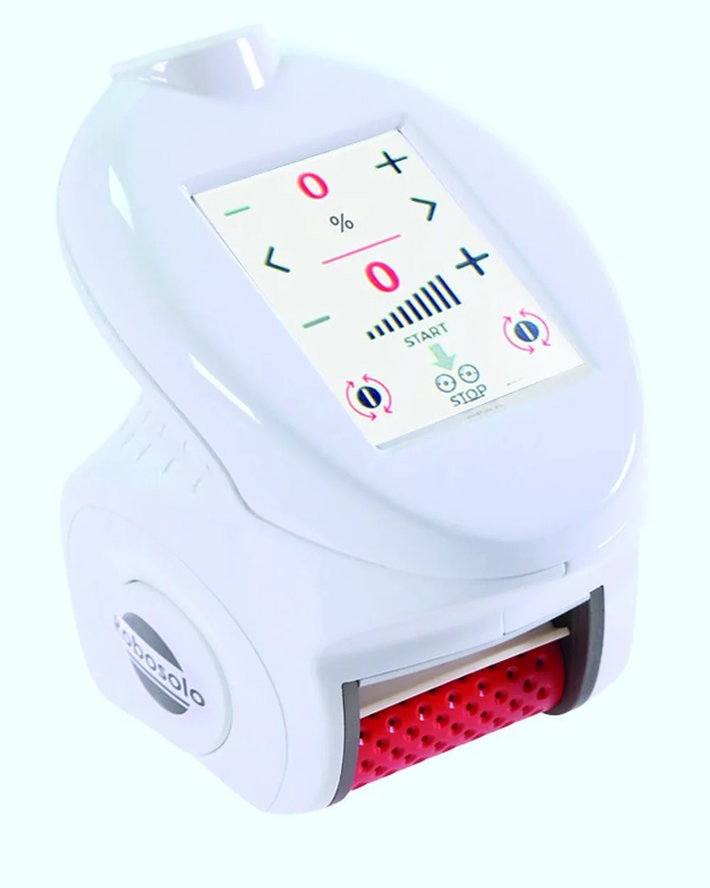 Robosolo — single handpiece with on-board controls for face and precise areas