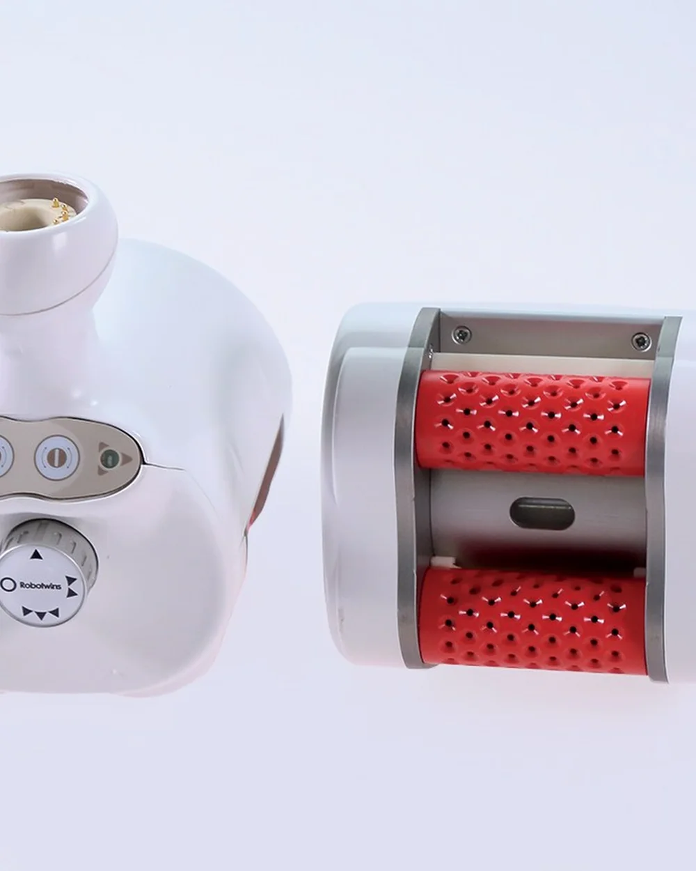 Robotwins — the twin motorised body handpieces, worked two-handed